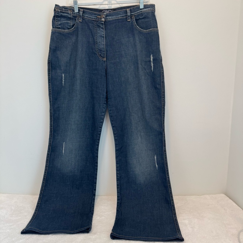 Marina Sport/ Marina Rinaldi Wide Leg Jeans – 25